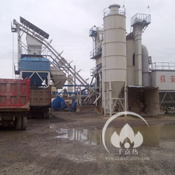 唐山市某瀝青拌合站導(dǎo)熱油爐利雅路柴油燃燒器維修項目竣工 一